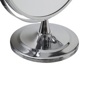 Miroir rond avec pied métal d17cm 