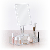 Miroir led 14 compartiments, transparent Selena