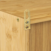 Meuble haut avec miroir, bambou Lab'n modul