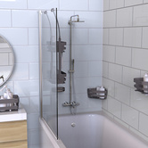 Étagère à ventouses, gris Bath'n store