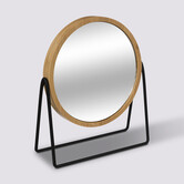 Miroir balancoire avec pieds d22cm, bambou Bambou