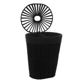 Panier à linge double 40l, noir Manille