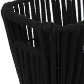 Panier tissu 15x31 cm, noir Manille