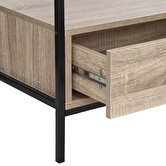 Meuble tv, effet chêne naturel Aliaj