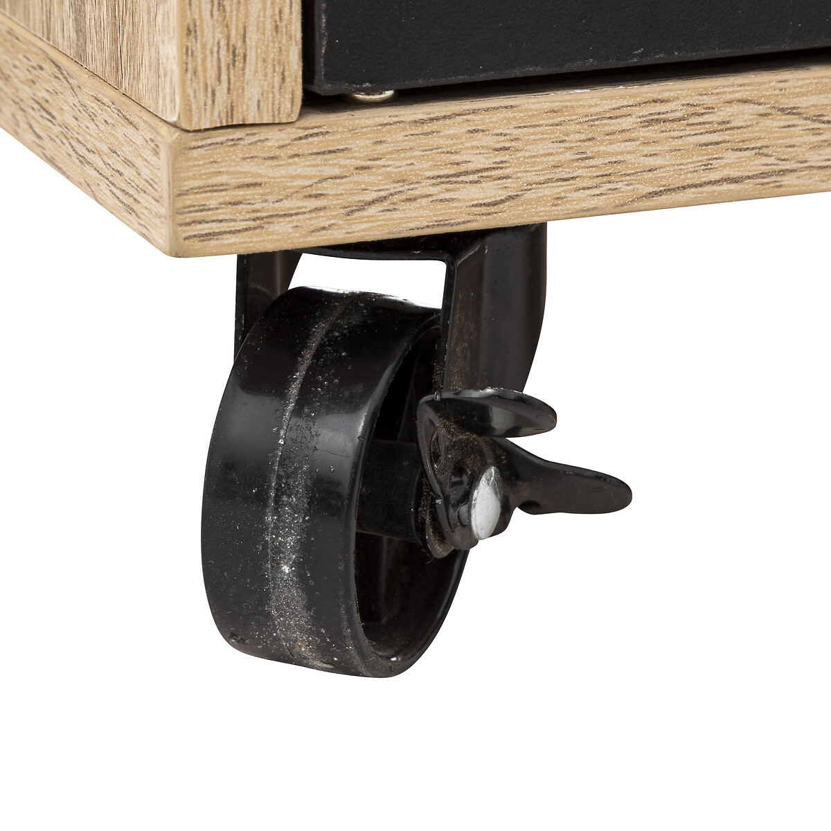 Desserte 3 niveaux, noir Aliaj