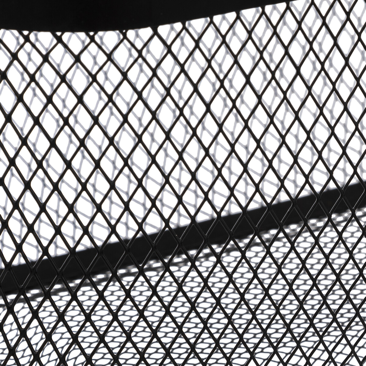 Corbeille en métal 40x26 cm, noir Mayaj