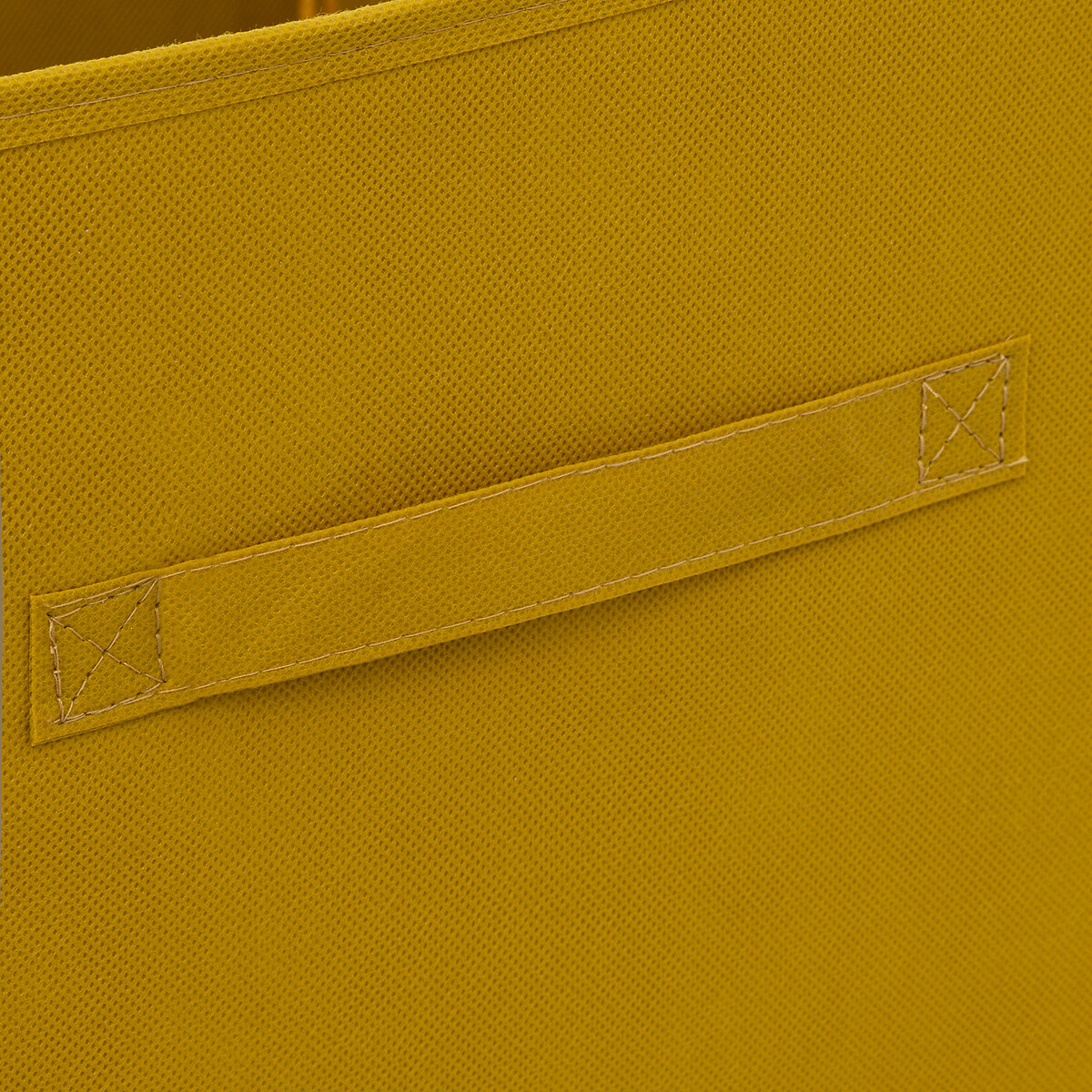 Panier tissu 31x31 cm, jaune moutarde Mix'n modul