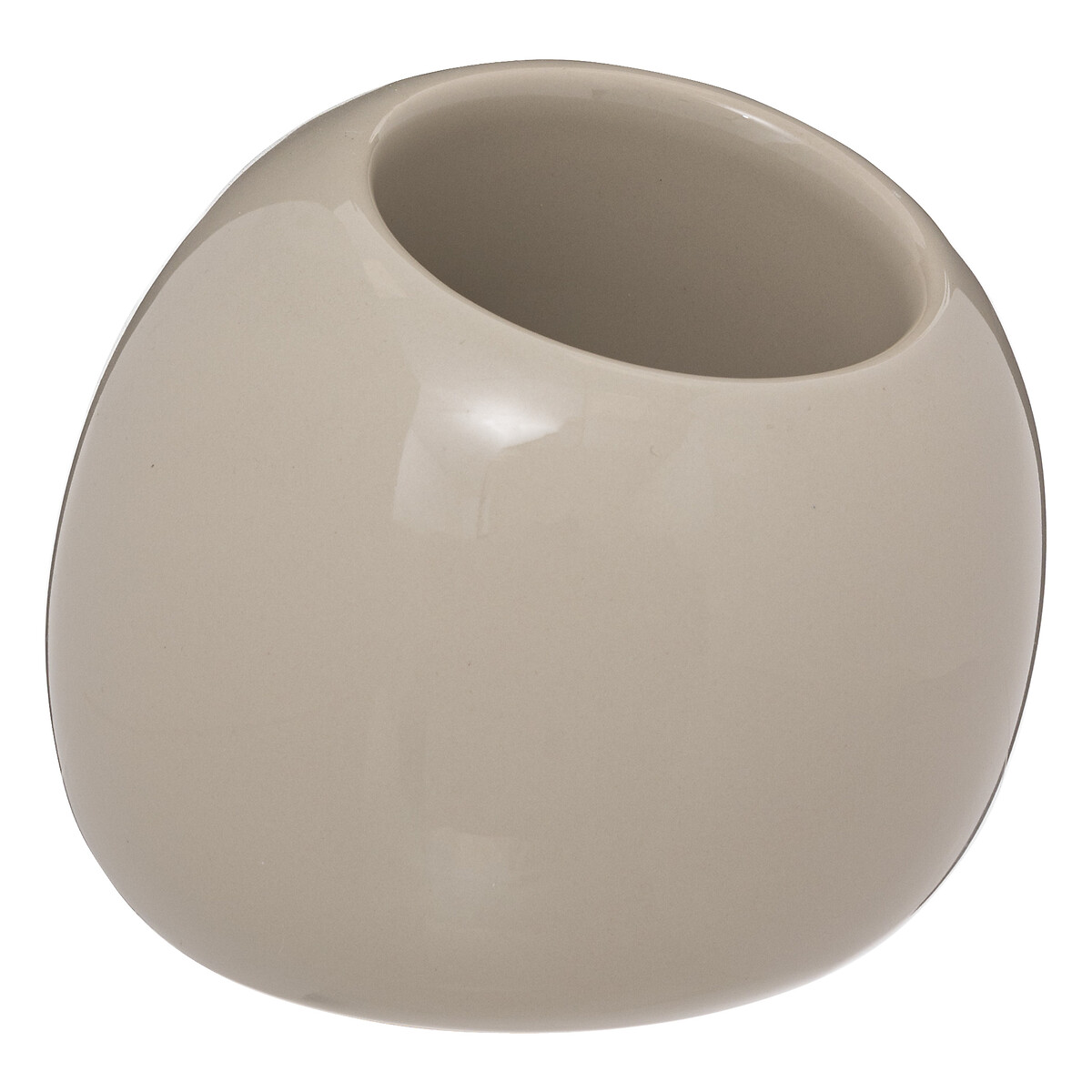 Brosse wc céramique, beige naturel Colorama