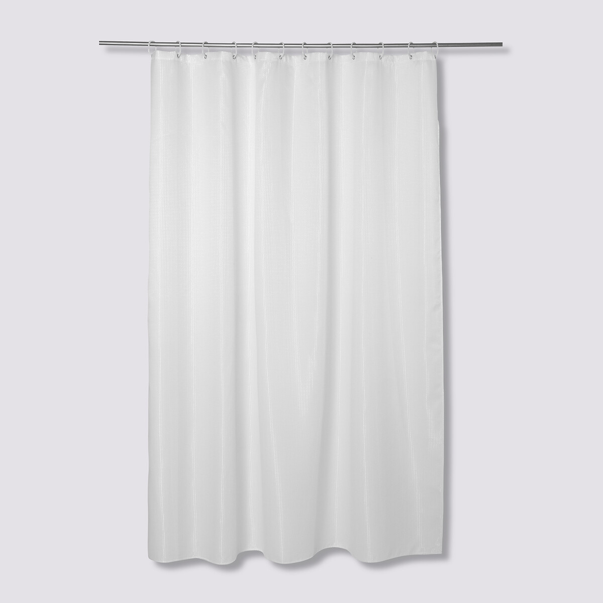 Rideau de douche 180x200cm, blanc Modern color