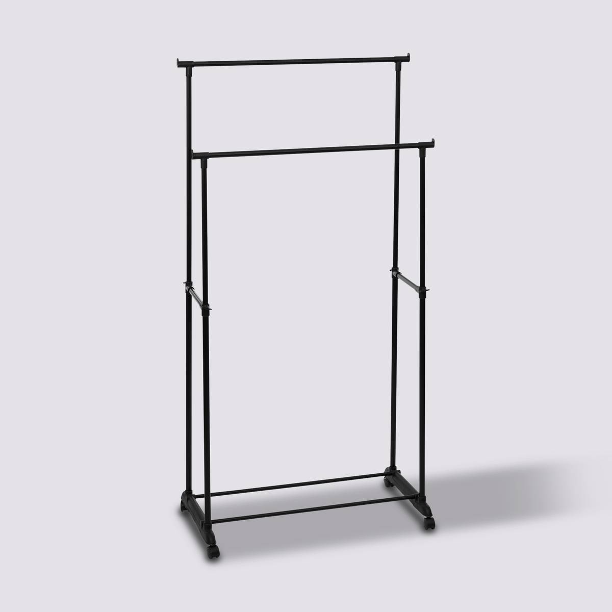 Portant à vêtement double à roulettes Coaty