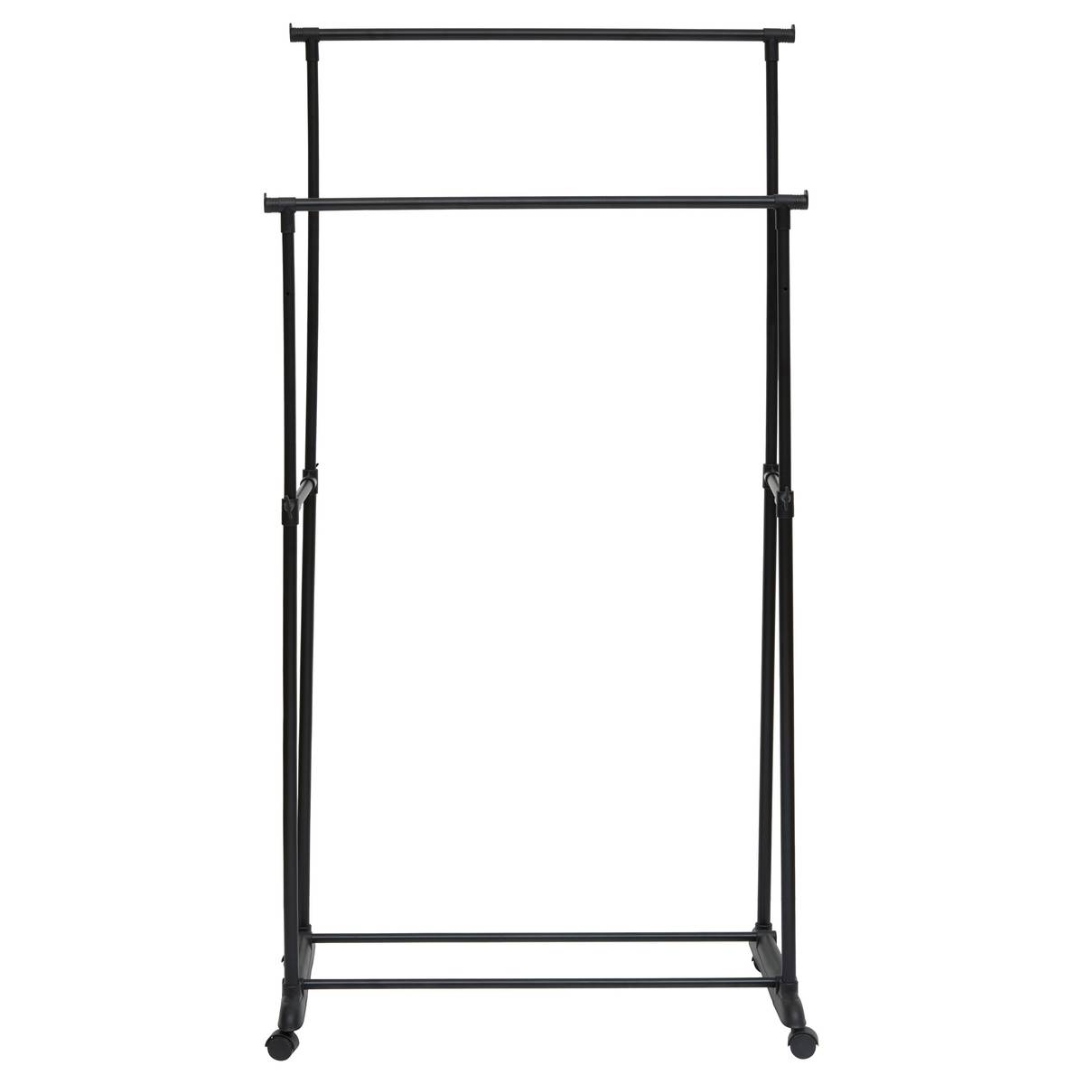 Portant à vêtement double à roulettes Coaty