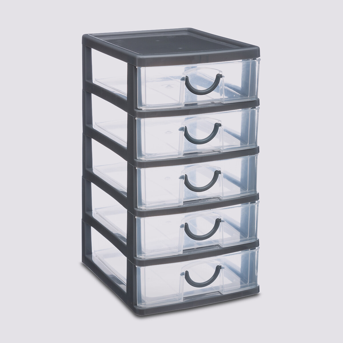 Rangement tour plastique 5 tiroirs, grand modèle Tide'n small