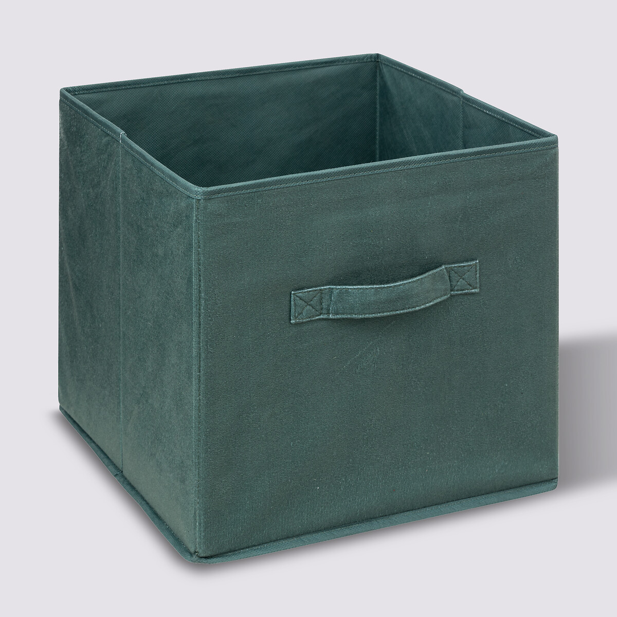 Panier velours 31x31 cm, vert kaki Mix'n modul