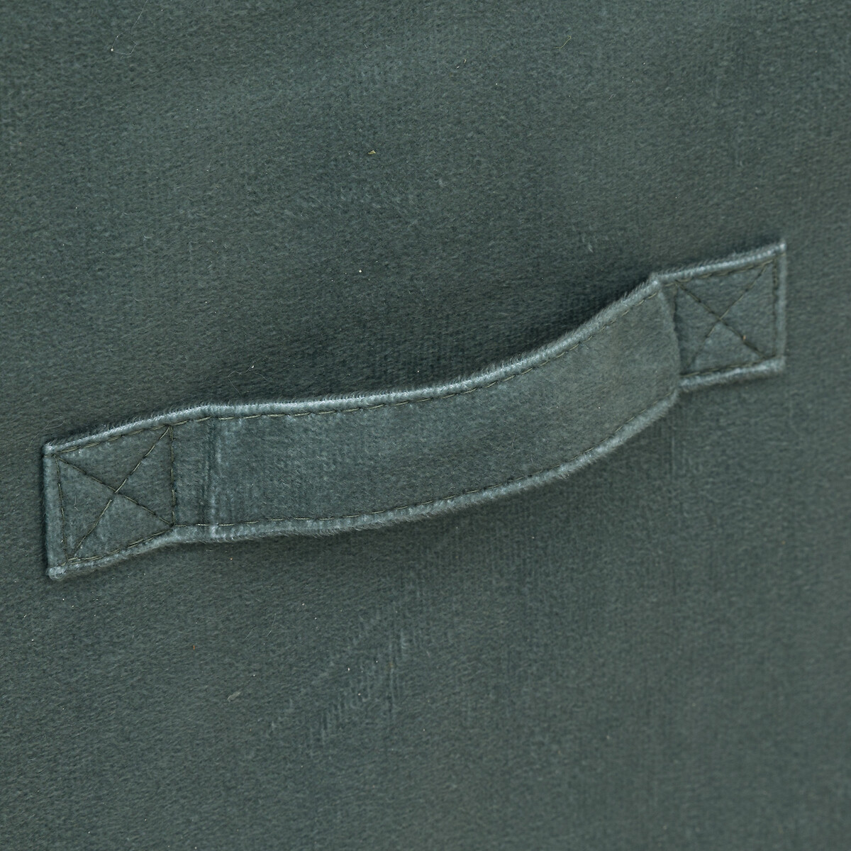 Panier velours 31x31 cm, vert kaki Mix'n modul