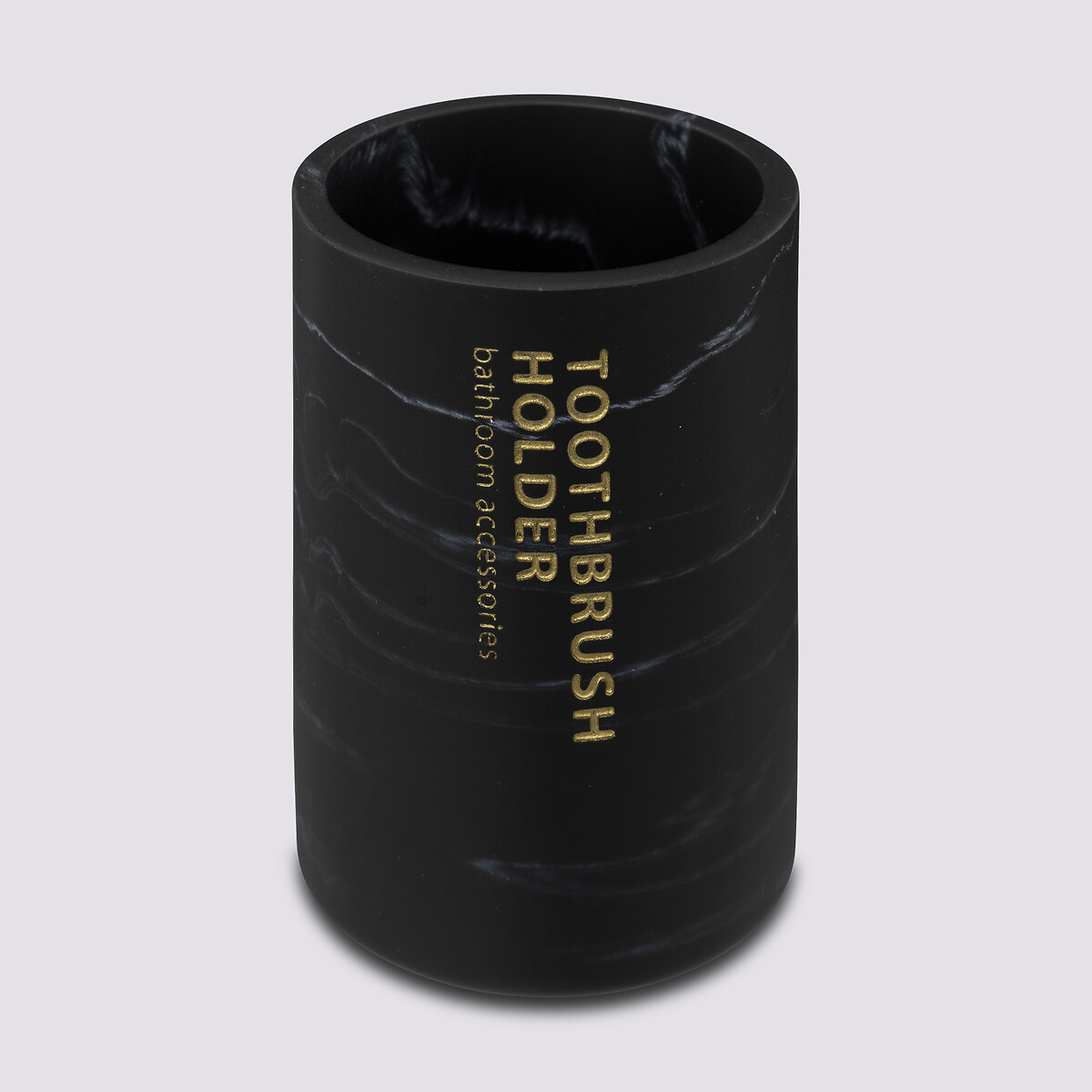 Pot à brosses à dents, noir Léa