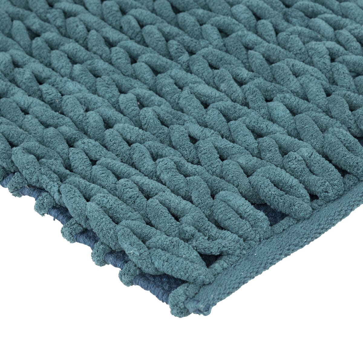 Tapis de bain 50x75 cm, bleu pétrole Colorama