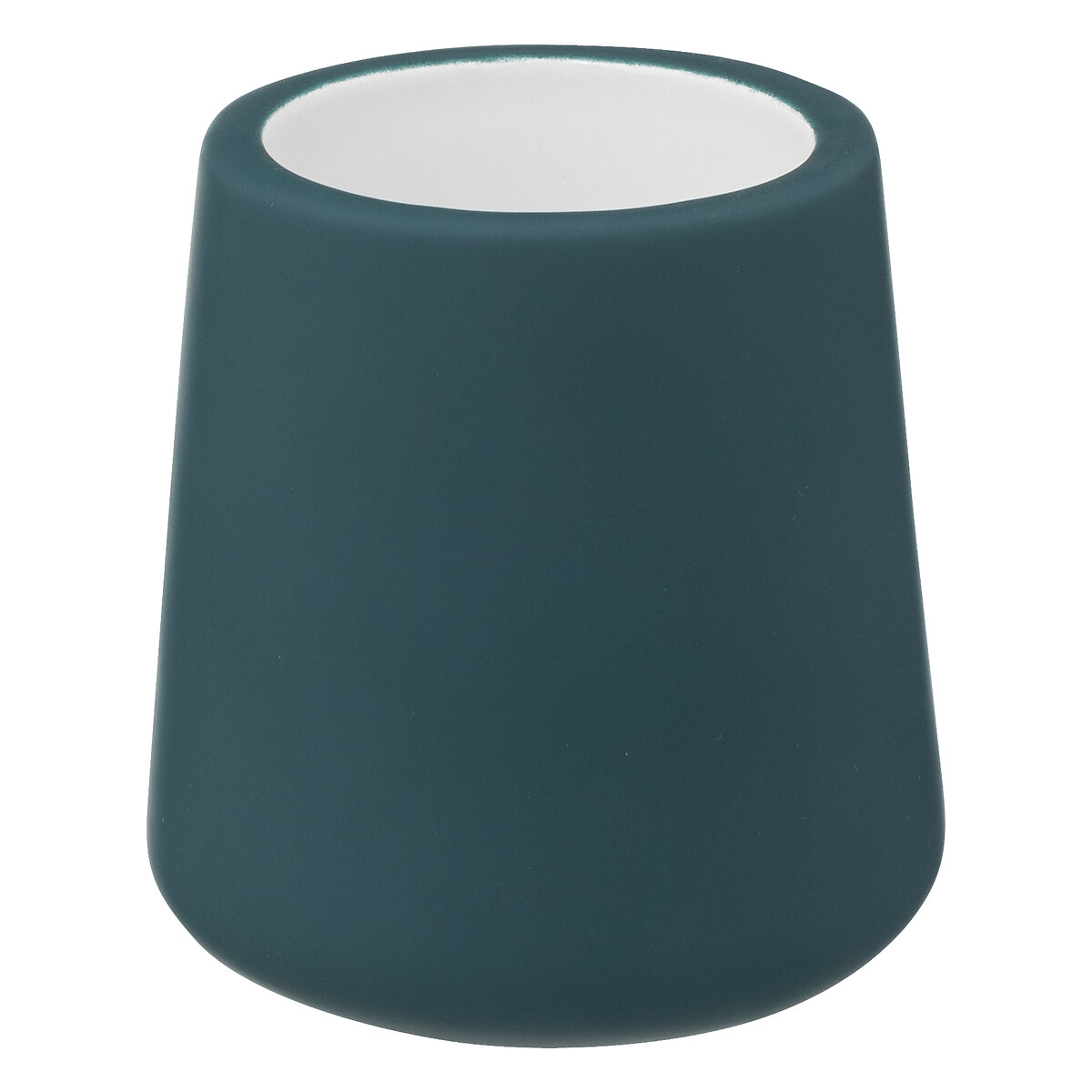 Brosse wc céramique, bleu pétrole Colorama