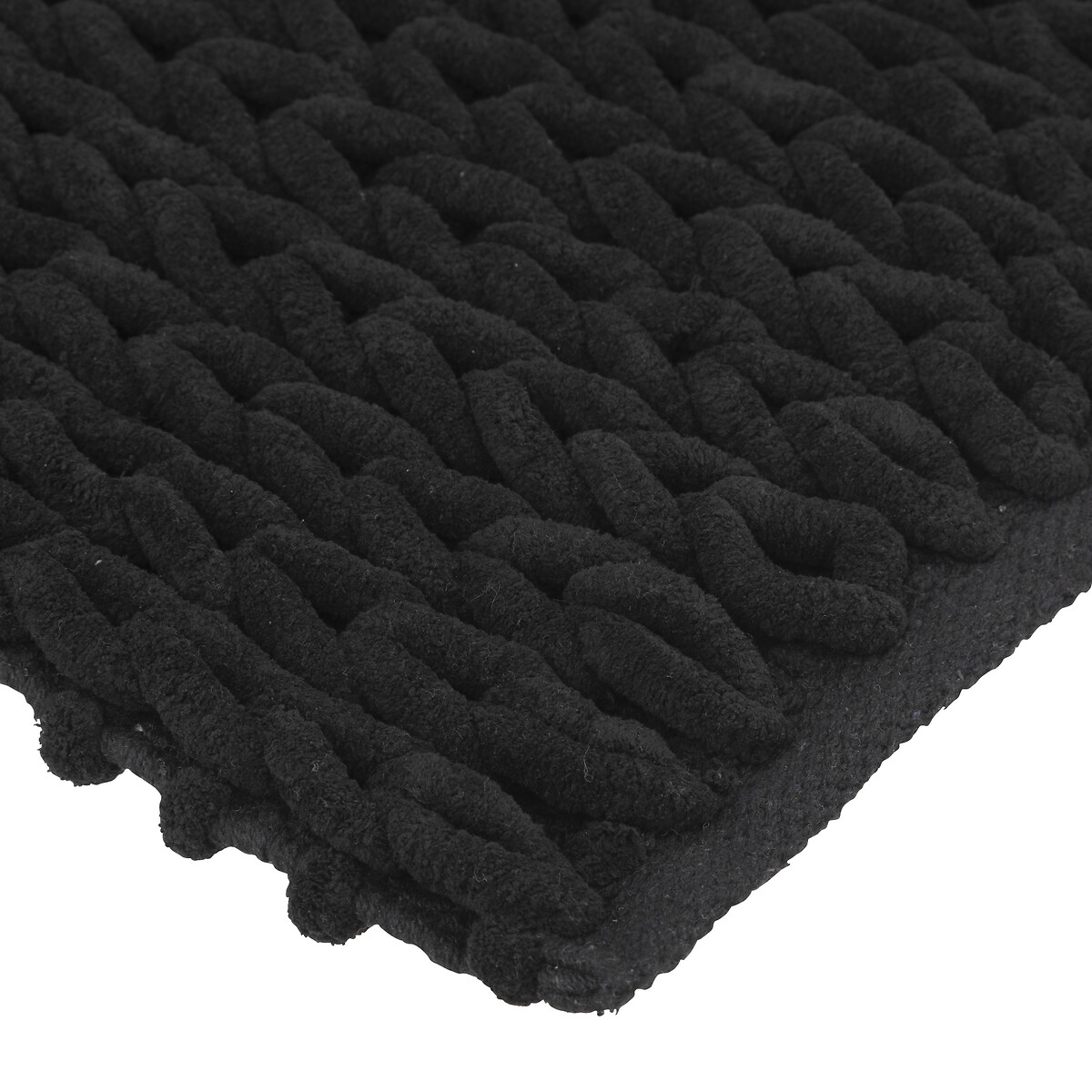 Tapis de bain 50x120 cm, noir khôl Colorama