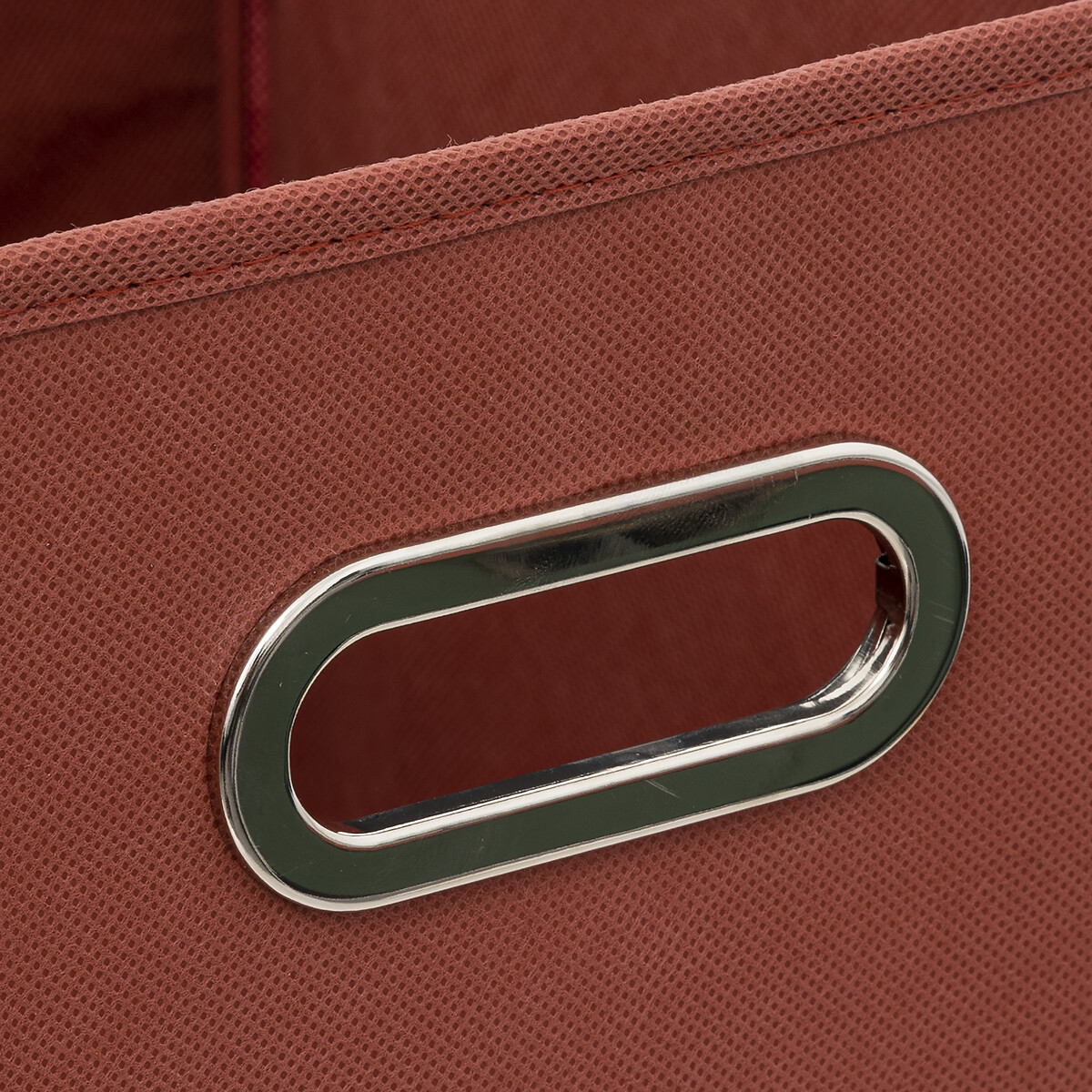 Panier tissu 31x31 cm, terre de sienne Mix'n modul