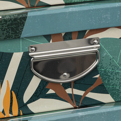 6 boîtes coin métal, multicolore Box'