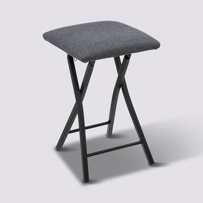 Tabouret pliant, gris Ancien prix : 19,99€