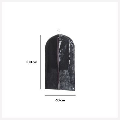 Housse vêtements petit modèle, noir 