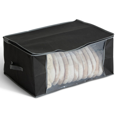 Housse rangements lit petit modèle, noir Dressy