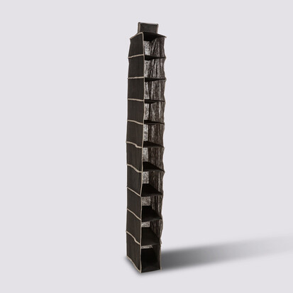 Range-chaussures x10 à accrocher, noir Dressy