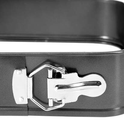 Moule carré démontable métal, 26cm 