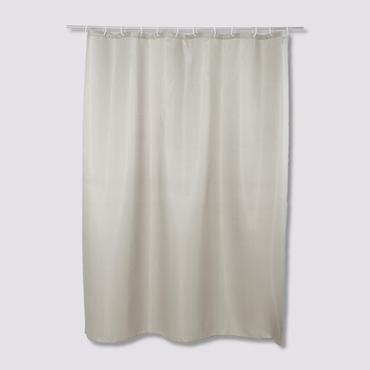 Rideau de douche 180x200cm, taupe Modern color