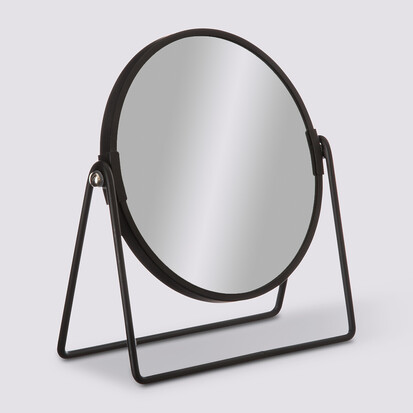 Miroir balancoire avec pieds d17cm, noir 