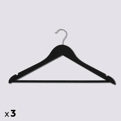 Lot de 3 cintres en bois Hang'up