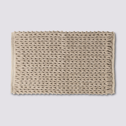 Tapis de bain 50x75 cm, beige naturel Colorama