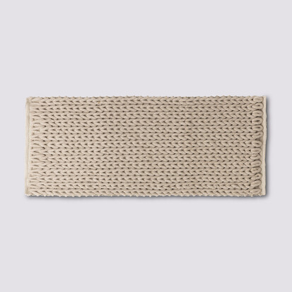 Tapis de bain 50x120 cm, beige naturel Colorama