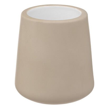 Brosse wc céramique, beige naturel Colorama