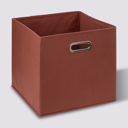 Panier tissu 31x31 cm, terre de sienne Mix'n modul