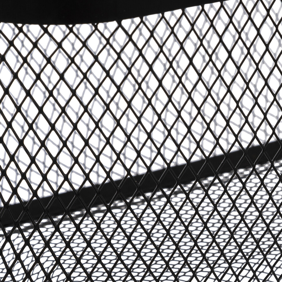 Corbeille en métal 40x26 cm, noir Mayaj