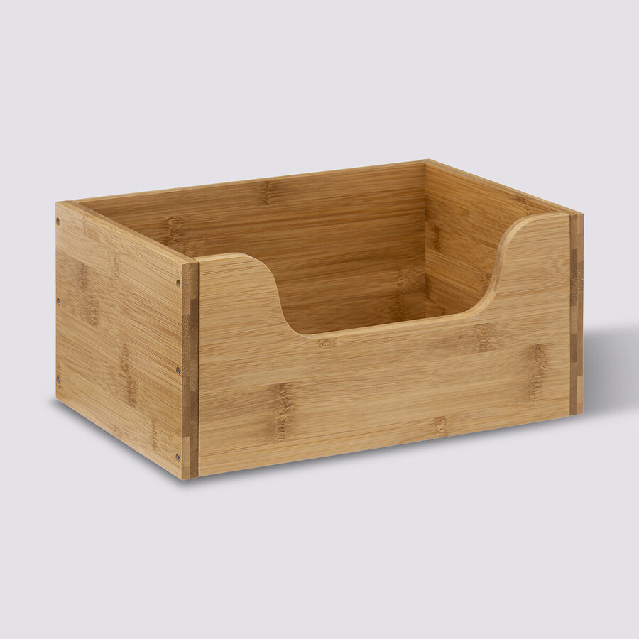 Panier empilable, petit modèle Bambou