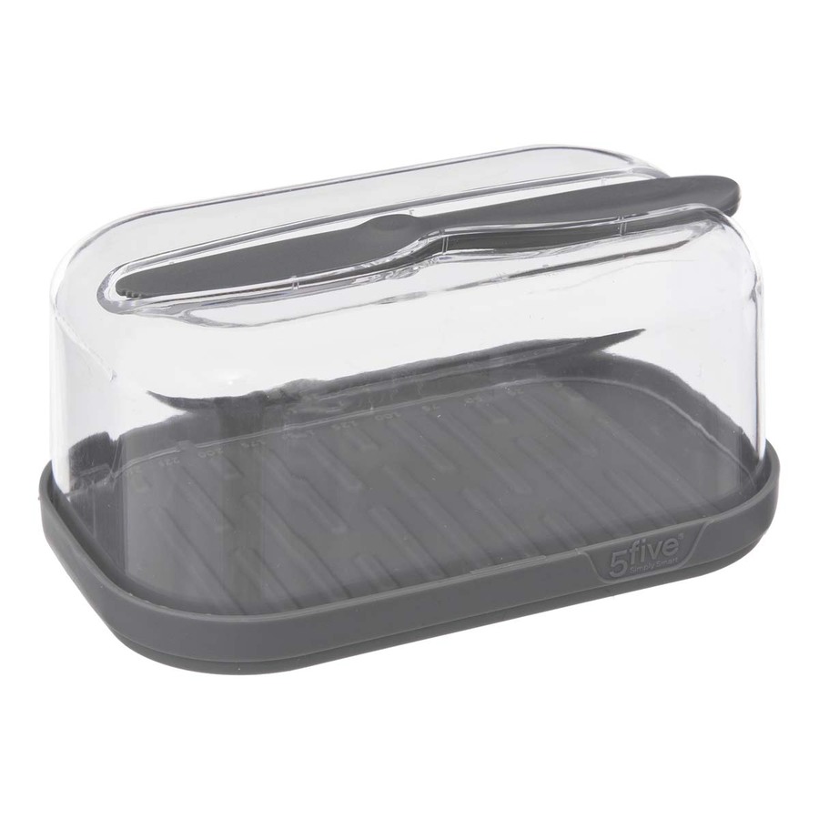 Boîte à fromage et beurrier, gris Fresh eat