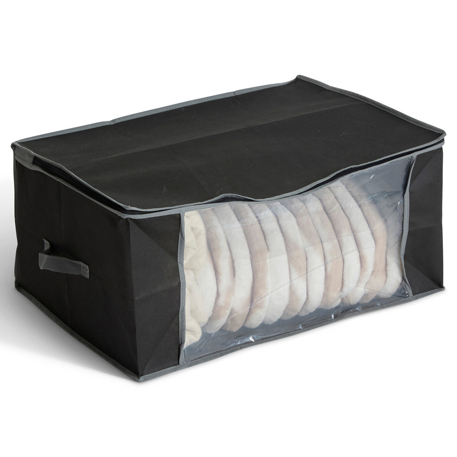 Housse rangements lit petit modèle, noir Dressy