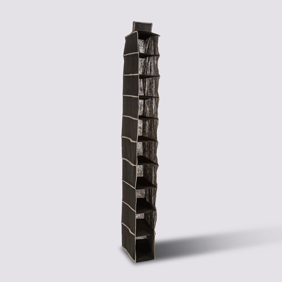 Range-chaussures x10 à accrocher, noir Dressy