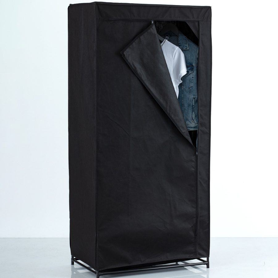 Armoire penderie, noir 