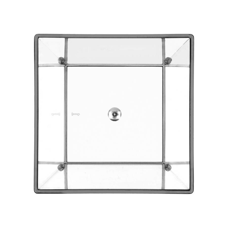 8 verrines carrées, plastique 