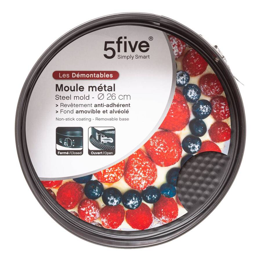 Moule rond démontable, 26cm 