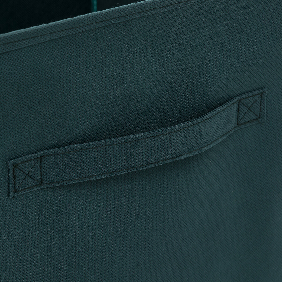 Panier tissu 31x31 cm, bleu pétrole Mix'n modul