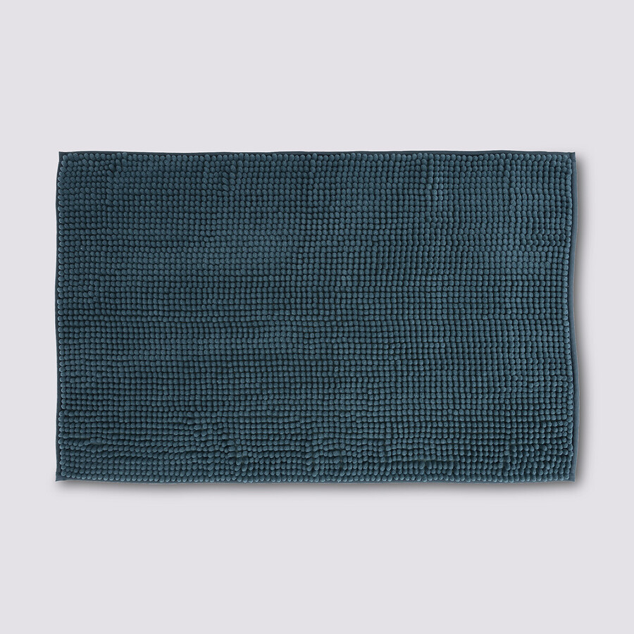 Tapis de bain 50x80 cm, bleu pétrole Colorama