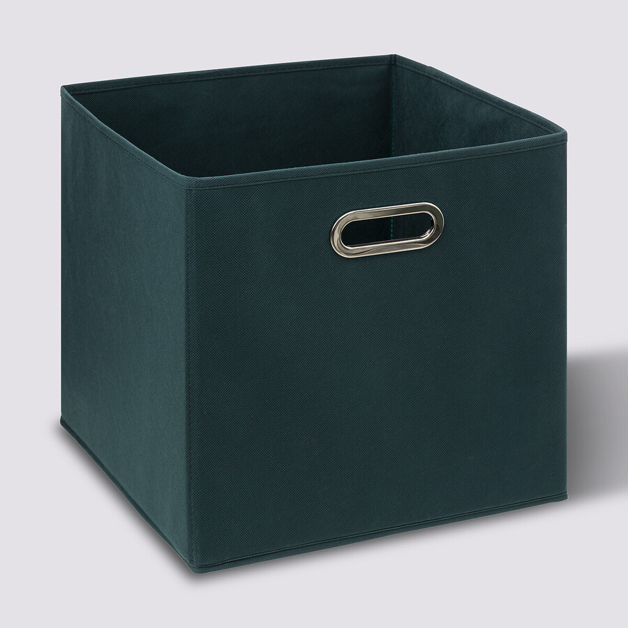 Panier tissu 31x31 cm, bleu pétrole Mix'n modul