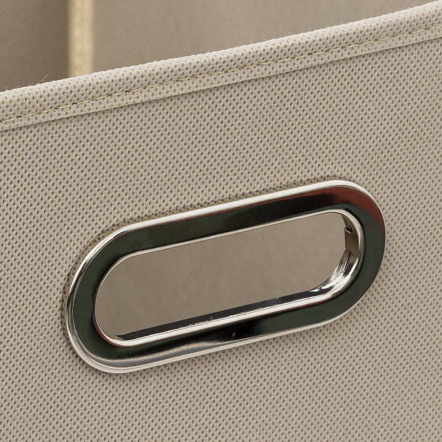 Panier tissu 31x31 cm, lin Mix'n modul