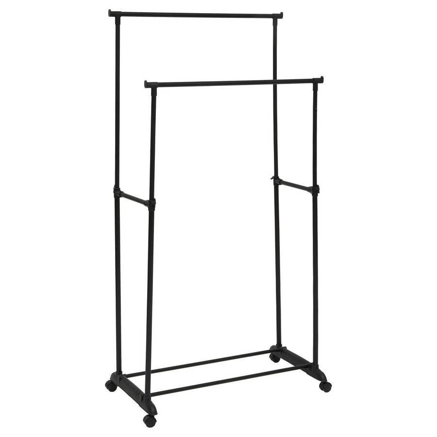 Portant à vêtement double à roulettes Coaty