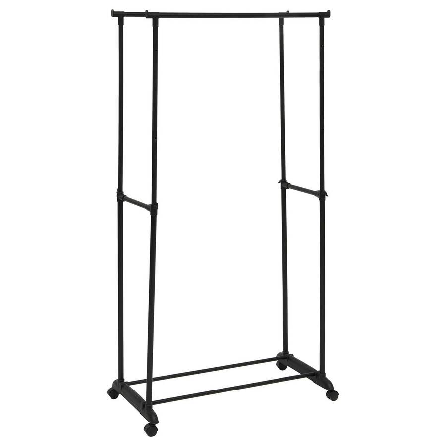 Portant à vêtement double à roulettes Coaty